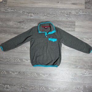 Patagonia Women's Synchilla Fleece Full Zip Sweater Jacket XS - Gray and Blue